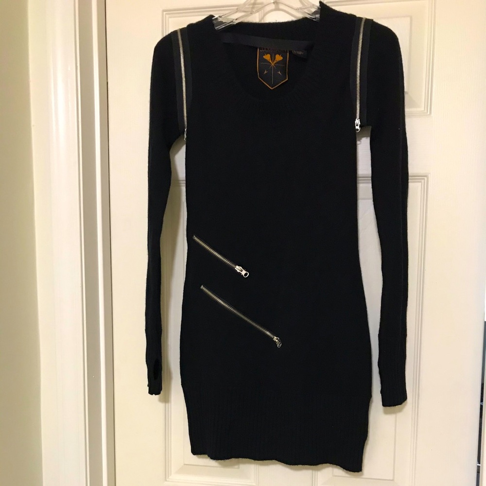 Jamison Wool/Cashmere Zipper Dress